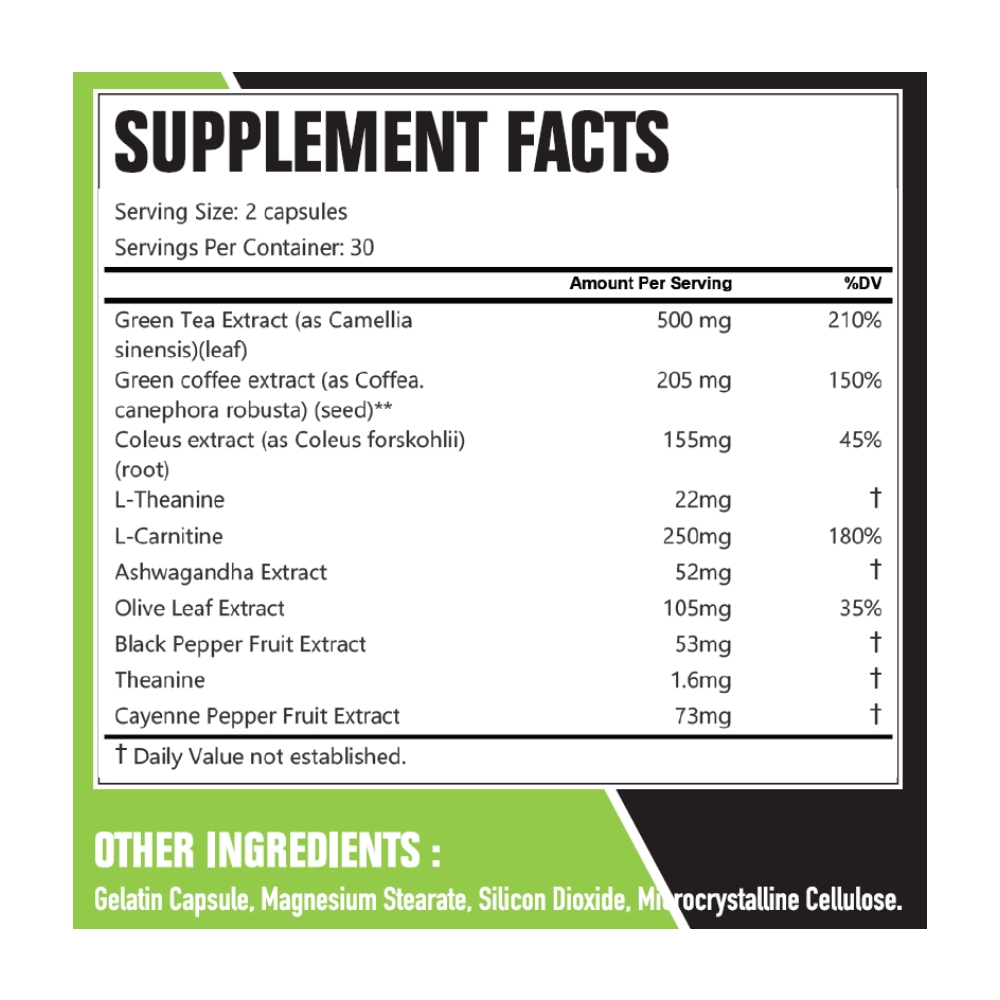 Fat burner capsules - NUTRTECH Official Website